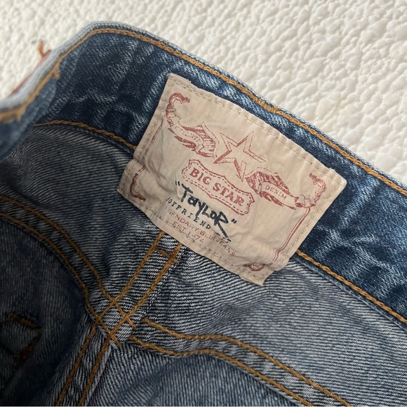 phish mushroom jorts cutoffs patchwork appliqué upcycled fishman donuts ⭕️💙♻️🌻 - Picture 7 of 9